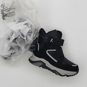 New K KomForme Kids boys Ankle Warm Fur Lined Outdoor Hiking Snow Winter boot 10